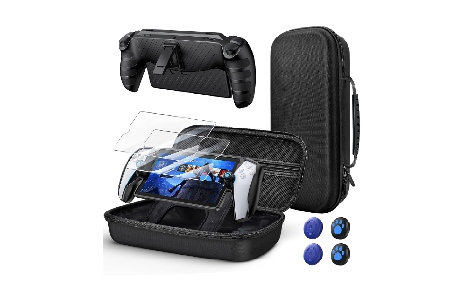10 in 1 Accessories Set for Playstation Portal - Black